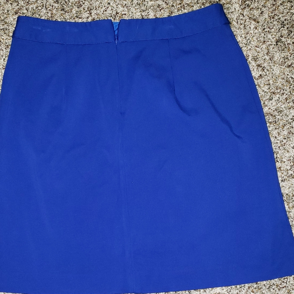 Cobalt blue skirt